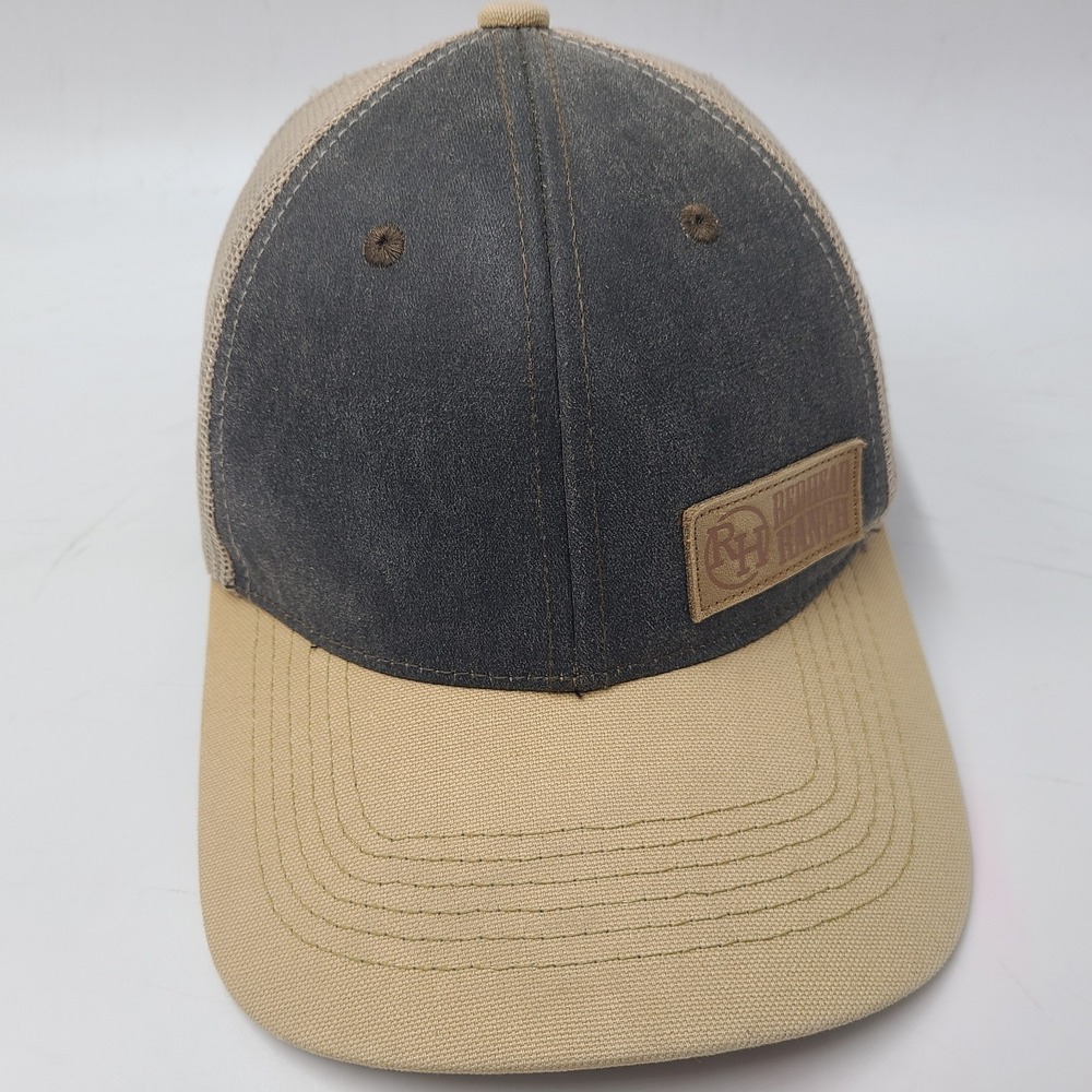 RedHead Ranch Hat Snapback Trucker Mesh Black Beige Waxed Cotton Outdoors Men